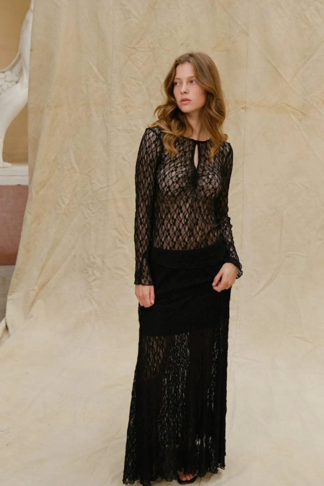 New Matria Lace Blouse 166073 Sæt 🛍️|Bluser & Skjorter