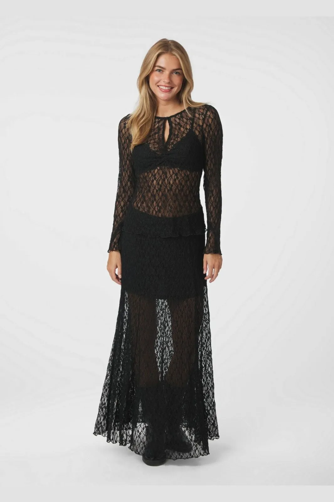 New Matria Lace Blouse 166073 Sæt 🛍️|Bluser & Skjorter