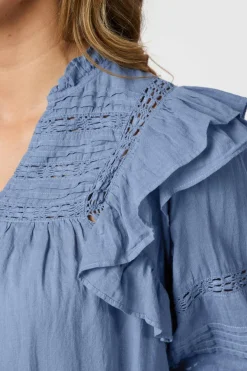 Neo Noir Bluser & Skjorter<Mauri S Voile Blouse 164698