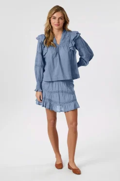 Neo Noir Bluser & Skjorter<Mauri S Voile Blouse 164698