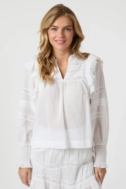 Neo Noir Bluser & Skjorter|Sæt 🛍️<Mauri S Voile Blouse 164698