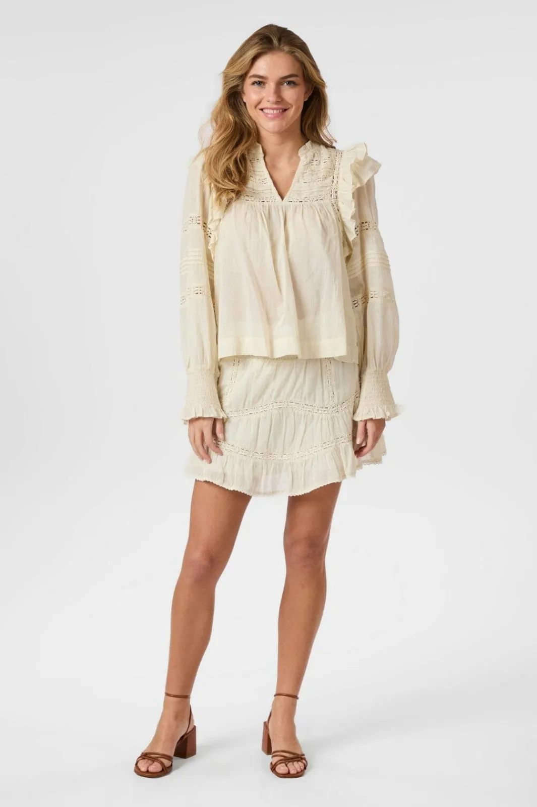 Best Mauri S Voile Blouse 164698 Bluser & Skjorter|Sæt 🛍️