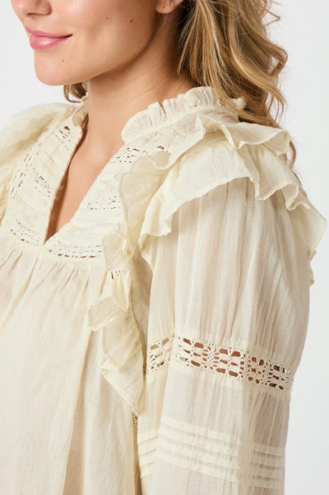 Best Mauri S Voile Blouse 164698 Bluser & Skjorter|Sæt 🛍️
