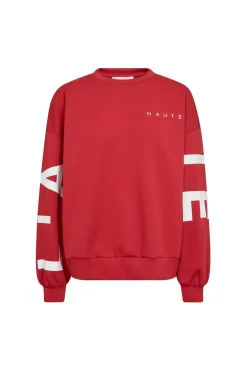 Haute L'Amitié Sweatsæt & Comfy Wear|Bluser & Skjorter<Maxi Split Logo Sweat HL10413