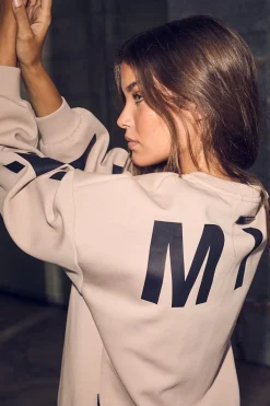 Haute L'Amitié Sweatsæt & Comfy Wear|Bluser & Skjorter<Maxi Split Logo Sweat HL10413