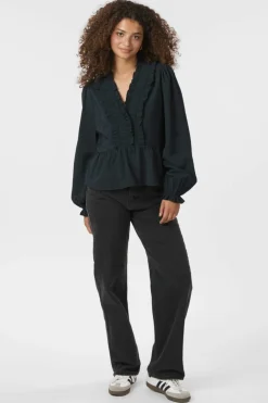 Neo Noir Bluser & Skjorter<Melfy Structure Blouse 166695