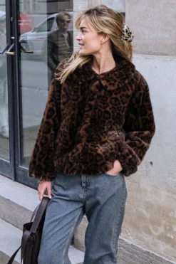 Neo Noir Overtøj & Jakker<Melodie Leo Faux Fur Jacket
