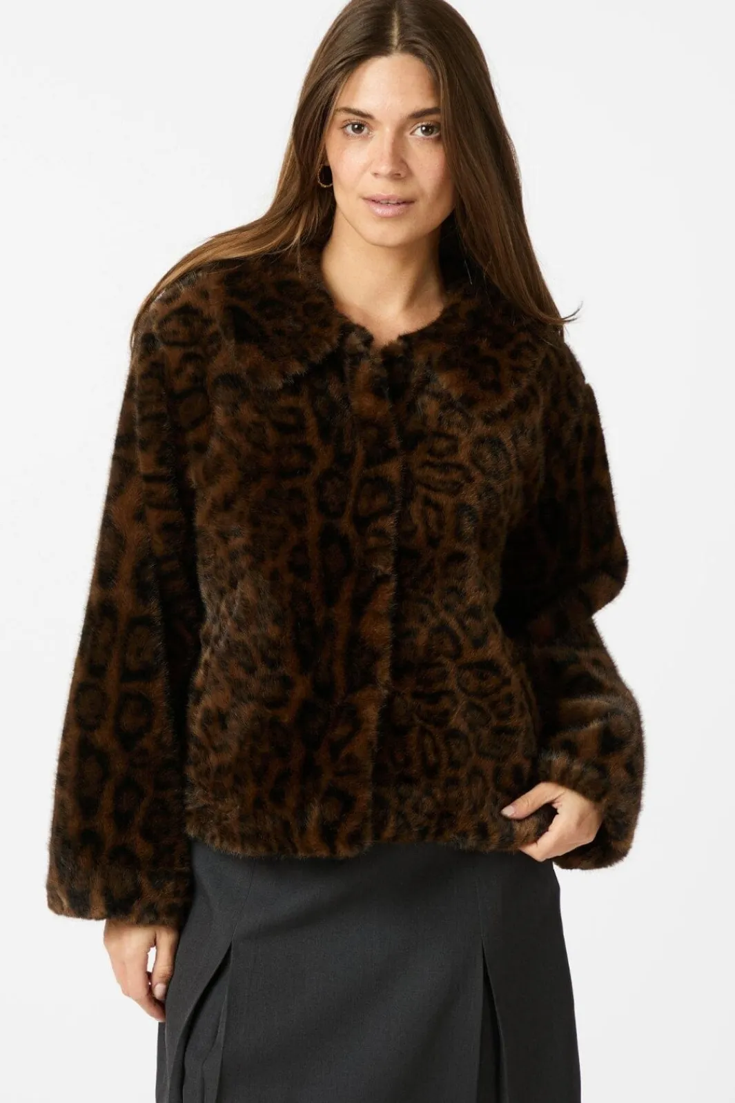 Neo Noir Overtøj & Jakker<Melodie Leo Faux Fur Jacket