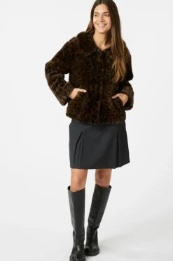 Neo Noir Overtøj & Jakker<Melodie Leo Faux Fur Jacket