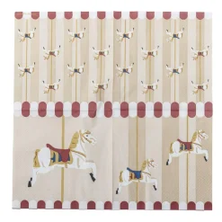 Bloomingville Ting Til Køkkenet<Merry-go-round Serviet, Natur, FSC® Mix, Papir 82062899