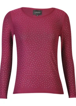Online Mesh Ls Sparkle Tshirt 22134 Bluser & Skjorter