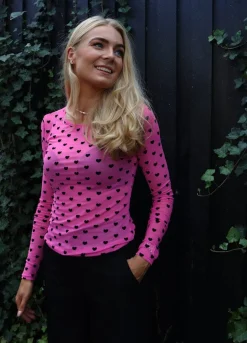 Liberte Bluser & Skjorter<Mesh Ls Tshirt 22065
