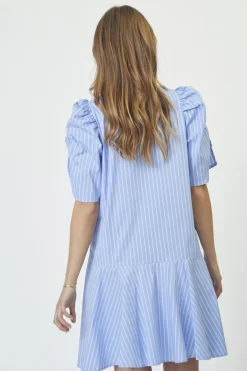 Co´Couture Bluser & Skjorter|Ammevenligt Tøj<Micacc Stripe Ss Shirt Dress 36551
