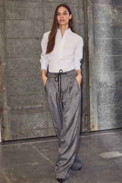 Haute L'Amitié Bukser, Jeans & Leggings<Michelle Check Tailor Tie Pants HL10305