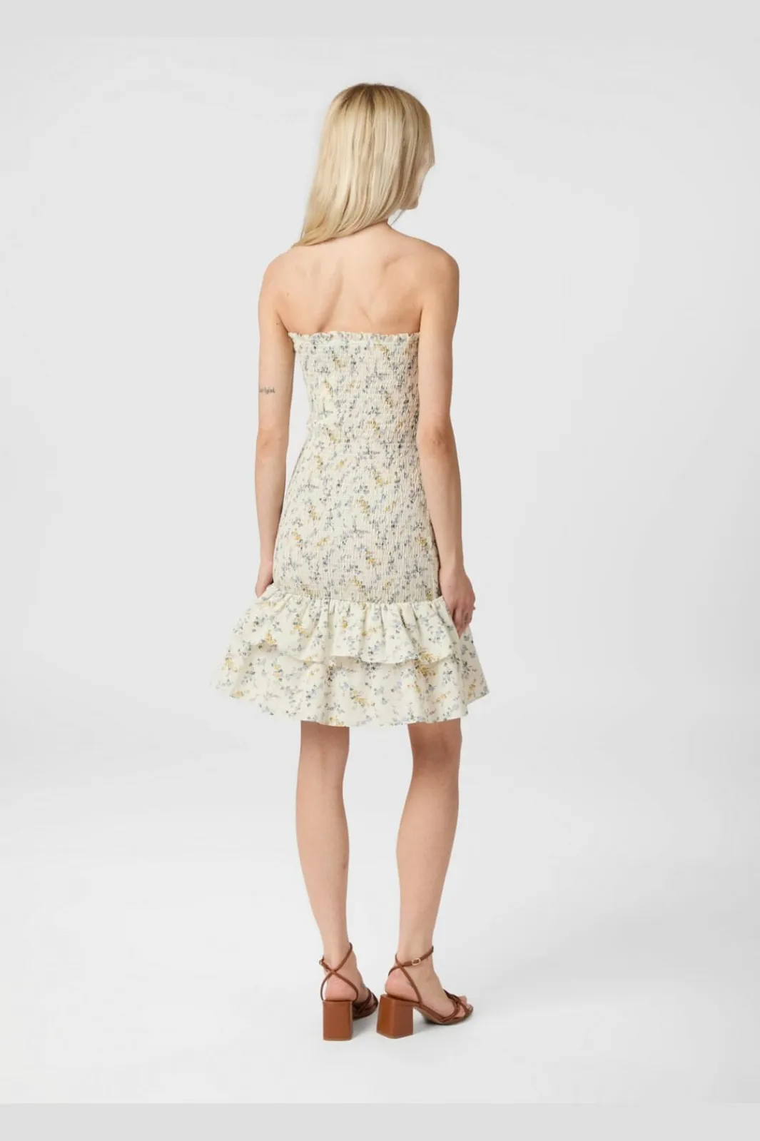 Neo Noir Kjoler<Mikka Smock Print Dress 164929