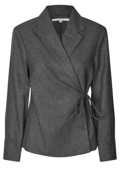 Clearance Milea Wrap Shirt 60267 Bluser & Skjorter