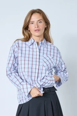Sale Mileycc Oversize Shirt 45036 Bluser & Skjorter|Ammevenligt Tøj