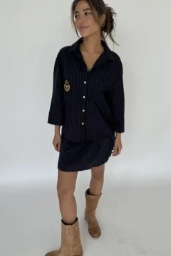 Continue Bluser & Skjorter<Mili Pinstripe Patch 14999