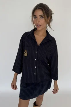 Continue Bluser & Skjorter<Mili Pinstripe Patch 14999
