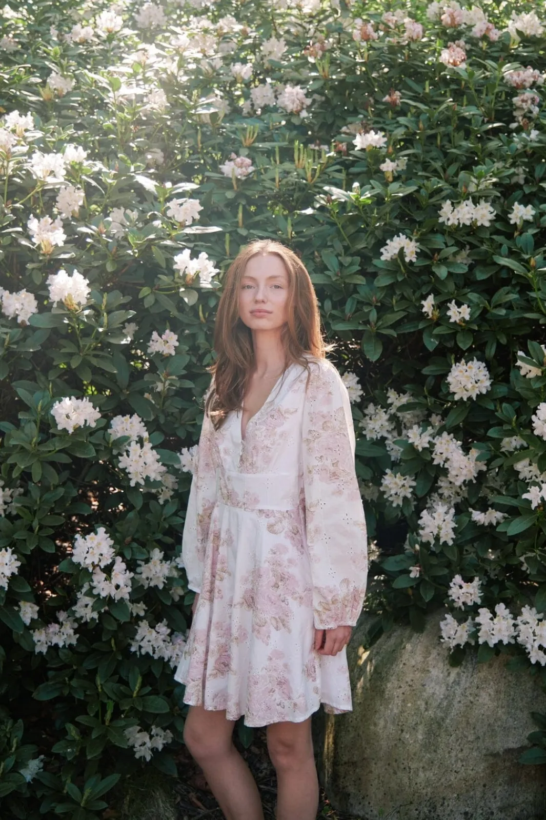Milly Emb Rose Dress 165099 Kjoler
