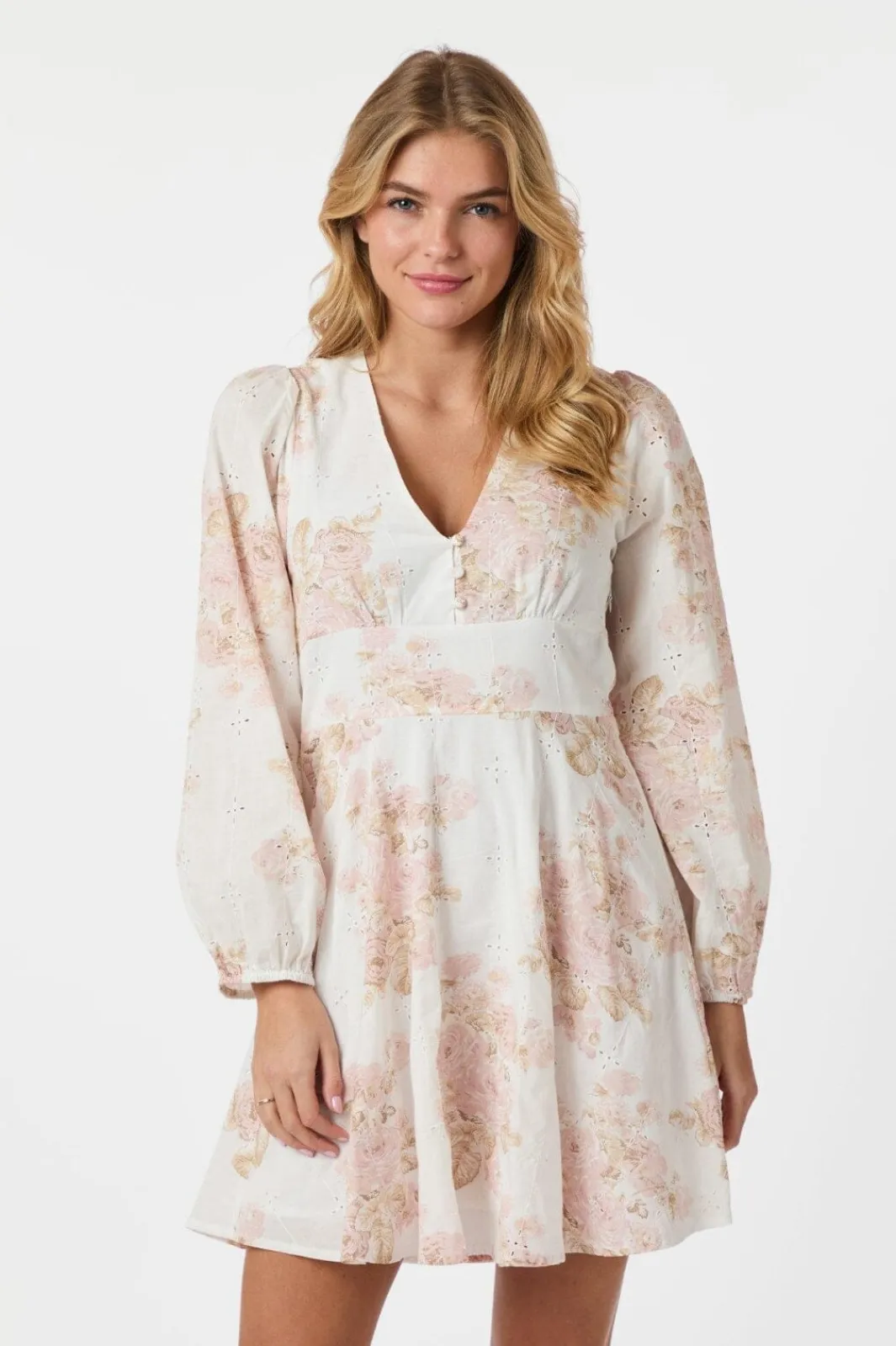 Milly Emb Rose Dress 165099 Kjoler