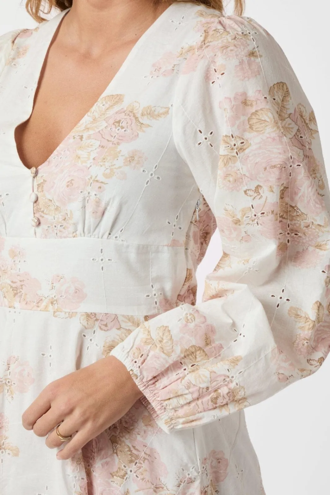 Milly Emb Rose Dress 165099 Kjoler