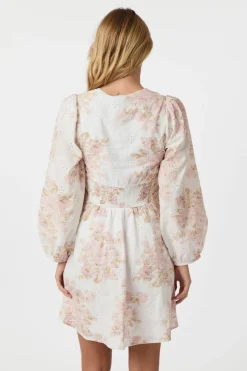 Milly Emb Rose Dress 165099 Kjoler