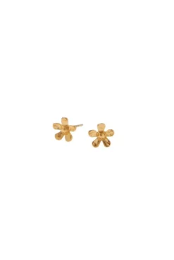 Pernille Corydon Jewellery Øreringe<Mini Wild Poppy Earsticks e-369-gp