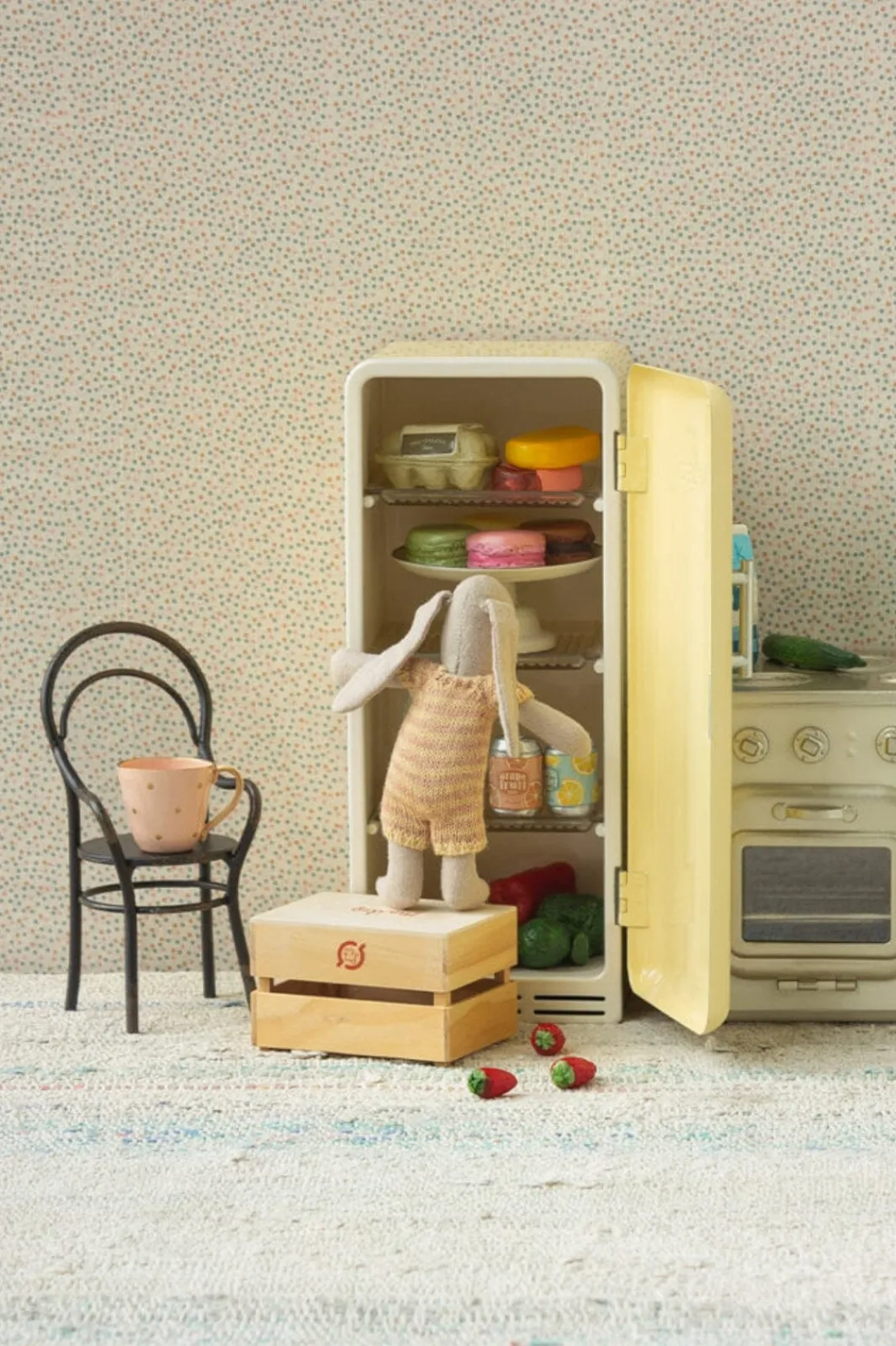 Børn Maileg Bad, Leg & Interiør<Miniature Køleskab