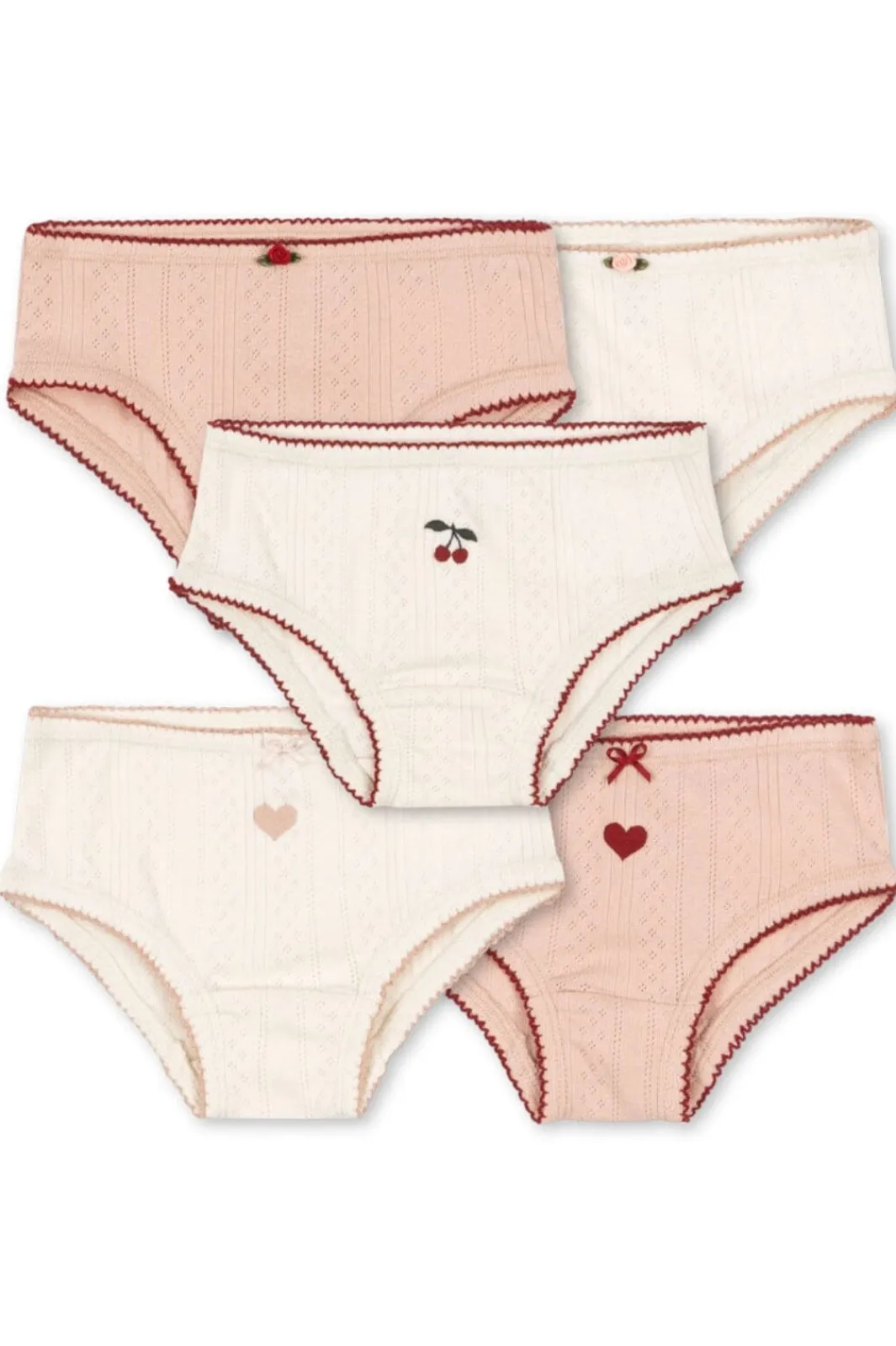 Hot Minna 5 Pack Girl Underpants Gots Ks102816 Børn Nattøj & Undertøj