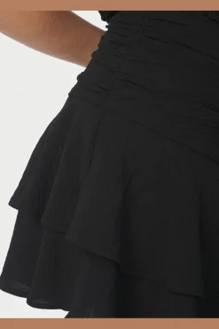 Neo Noir Nederdele<Mitra Frill Structure Skirt 167121