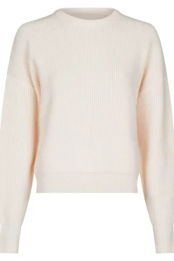 Neo Noir Bluser & Skjorter|Strik<Moana Solid Knit Blouse