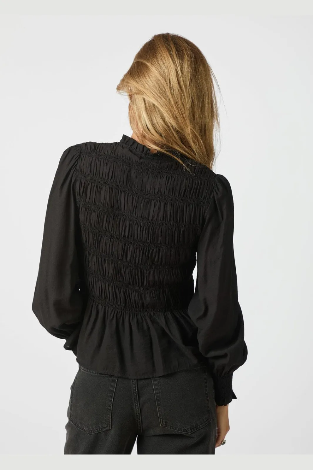 Neo Noir Bluser & Skjorter|Ammevenligt Tøj<Mocca Smock Blouse 166155