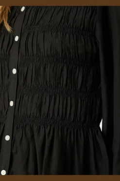 Neo Noir Bluser & Skjorter|Ammevenligt Tøj<Mocca Smock Blouse 166155