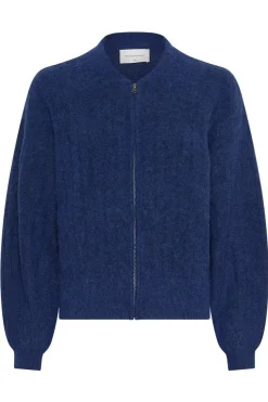 Outlet Mschjin Nenaya Zip Cardigan 19305 Cardigans|Ammevenligt Tøj