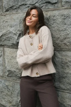 Outlet Muki Knit Cardigan 165089 Cardigans|Ammevenligt Tøj