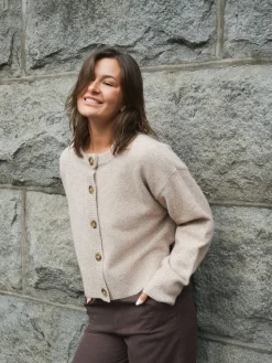 Outlet Muki Knit Cardigan 165089 Cardigans|Ammevenligt Tøj