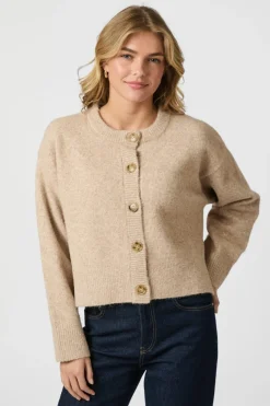 Outlet Muki Knit Cardigan 165089 Cardigans|Ammevenligt Tøj