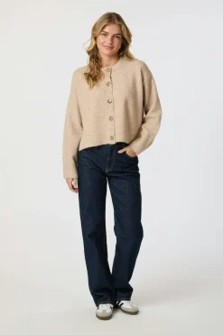 Outlet Muki Knit Cardigan 165089 Cardigans|Ammevenligt Tøj