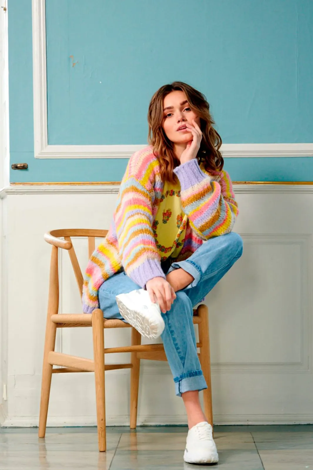 Outlet Multi Mix Cardigans|Ammevenligt Tøj
