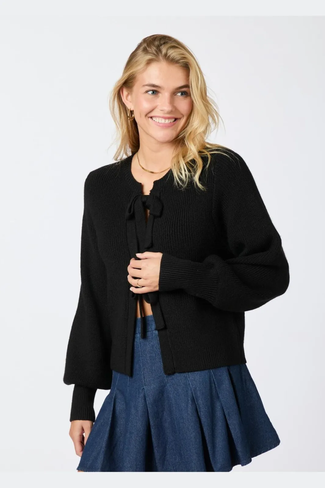 Neo Noir Cardigans|Ammevenligt Tøj<Muscado Knit Cardigan