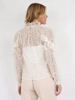 Neo Noir Bluser & Skjorter<Nadira Embroidery Blouse