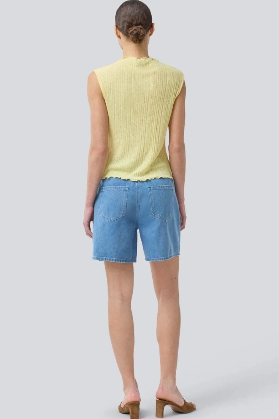Hot Naomamd Solid Shorts 58473 Sæt 🛍️|Shorts