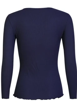Online Natalia Ls Round Neck Blouse 9914 Bluser & Skjorter