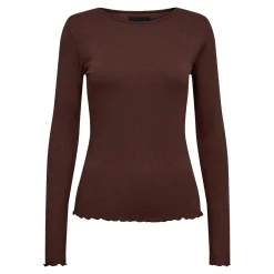 Natalia Ls Round Neck Blouse Bluser & Skjorter