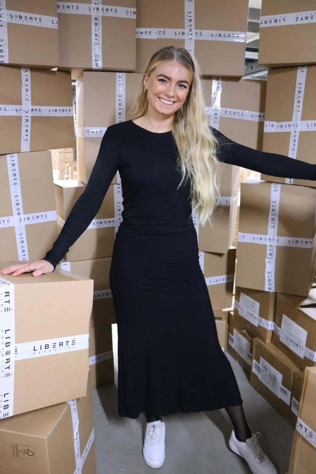 Liberte Kjoler<Natalia-Ls-Long-Dress