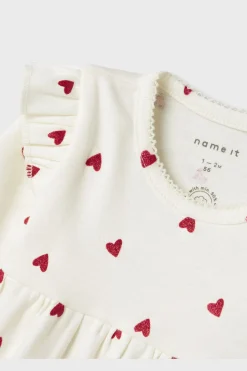 Clearance Nbfdheart Ls Dress Børn Kjoler