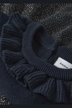 Discount Nbfrolia Ls Knit Dress Børn Kjoler