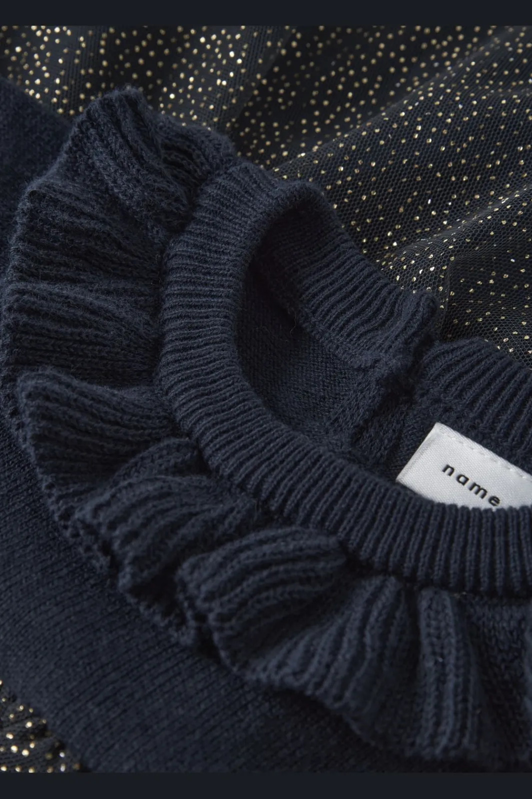 Discount Nbfrolia Ls Knit Dress Børn Kjoler