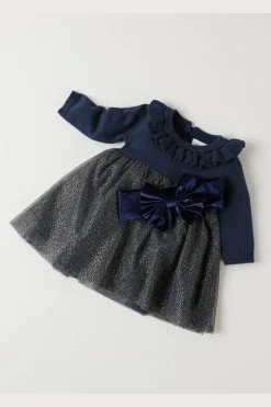Discount Nbfrolia Ls Knit Dress Børn Kjoler